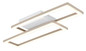 Preview: Globo LED Deckenleuchte Wilton 16W CCT warm-/neutral-/tageslichtweiss Weiß matt sandfarben matt 55x15,5cm