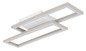 Preview: Globo LED Deckenleuchte Wilton 16W CCT warm-/neutral-/tageslichtweiss Weiß matt sandfarben matt 55x15,5cm