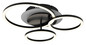 Preview: Globo LED Deckenleuchte Norberto 40W neutralweiss Schwarz matt Metall 46x42cm
