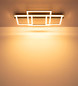 Preview: Globo LED Deckenleuchte Estrada 40W warmweiss Schwarz matt Metall 70x33cm