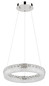 Preview: Globo LED Pendelleuchte Laurel 24W dimmbar Fernbedienung CCT warm-/tageslichtweiss Verchromt Metall Ø40cm