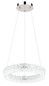 Preview: Globo LED Pendelleuchte Laurel 24W dimmbar Fernbedienung CCT warm-/tageslichtweiss Verchromt Metall Ø40cm