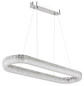 Preview: Globo LED Pendelleuchte Laurel 40W dimmbar Fernbedienung CCT warm-/tageslichtweiss Verchromt Metall 120x100cm