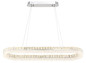 Preview: Globo LED Pendelleuchte Laurel 40W dimmbar Fernbedienung CCT warm-/tageslichtweiss Verchromt Metall 120x100cm