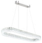 Preview: Globo LED Pendelleuchte Laurel 40W dimmbar Fernbedienung CCT warm-/tageslichtweiss Verchromt Metall 120x100cm
