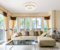 Preview: Globo LED Deckenleuchte Laurel 60W dimmbar Fernbedienung CCT warm-/tageslichtweiss Verchromt Metall Ø60cm