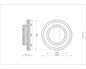 Preview: Globo LED Deckenleuchte Laurel 60W dimmbar Fernbedienung CCT warm-/tageslichtweiss Verchromt Metall Ø60cm