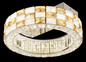 Preview: Globo LED Deckenleuchte Lidia 24W dimmbar Fernbedienung CCT warm-/tageslichtweiss Verchromt klar Metall Glaskristalle Ø40cm