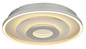 Preview: Globo LED Deckenleuchte Miles 30W CCT warm-/neutral-/tageslichtweiss Silberfarben gebürstet Metall Aluminium Ø40cm