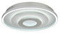 Preview: Globo LED Deckenleuchte Miles 30W CCT warm-/neutral-/tageslichtweiss Silberfarben gebürstet Metall Aluminium Ø40cm