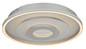 Preview: Globo LED Deckenleuchte Miles 30W CCT warm-/neutral-/tageslichtweiss Silberfarben gebürstet Metall Aluminium Ø40cm