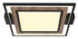 Preview: Globo LED Deckenleuchte Gabaldo 36W warmweiss Schwarz matt Metall 50x45cm