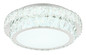 Preview: Globo LED Deckenleuchte Klara 38W dimmbar Fernbedienung CCT warm-/tageslichtweiss Verchromt klar Metall K5 Kristalle Ø40cm