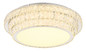Preview: Globo LED Deckenleuchte Klara 58W dimmbar Fernbedienung CCT warm-/tageslichtweiss Verchromt klar Metall K5 Kristalle Ø60cm