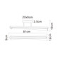 Preview: Globo LED Deckenleuchte Malinda 28W CCT warm-/neutral-/tageslichtweiss Anthrazit matt klar mit Luftblasen Metall 81x19cm
