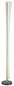 Preview: Globo LED Stehleuchte Malinda 48W CCT warm-/neutral-/tageslichtweiss Anthrazit matt klar mit Luftblasen Metall 155cm