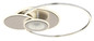 Preview: Globo LED Deckenleuchte Beltran 24W dimmbar Fernbedienung CCT warm-/tageslichtweiss Silberfarben matt gebürstet Metall Aluminium 56x45cm