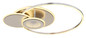 Preview: Globo LED Deckenleuchte Beltran 24W dimmbar Fernbedienung CCT warm-/tageslichtweiss Silberfarben matt gebürstet Metall Aluminium 56x45cm