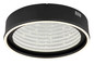 Preview: Globo LED Deckenleuchte Mirrora 24W dimmbar Fernbedienung CCT warm-/tageslichtweiss Schwarz matt verspiegelt 3D Effekt Metall Glas Ø40cm