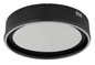 Preview: Globo LED Deckenleuchte Mirrora 24W dimmbar Fernbedienung CCT warm-/tageslichtweiss Schwarz matt verspiegelt 3D Effekt Metall Glas Ø40cm