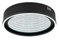 Preview: Globo LED Deckenleuchte Mirrora 24W dimmbar Fernbedienung CCT warm-/tageslichtweiss Schwarz matt verspiegelt 3D Effekt Metall Glas Ø40cm