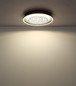 Preview: Globo LED Deckenleuchte Mirrora 24W CCT warm-/neutral-/tageslichtweiss Schwarz matt verspiegelt 3D Effekt Aluminium Glas Ø40cm