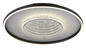 Preview: Globo LED Deckenleuchte Mirrora 40W CCT warm-/neutral-/tageslichtweiss Schwarz matt verspiegelt 3D Effekt Aluminium Glas Ø51,5cm