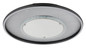 Preview: Globo LED Deckenleuchte Mirrora 40W CCT warm-/neutral-/tageslichtweiss Schwarz matt verspiegelt 3D Effekt Aluminium Glas Ø51,5cm