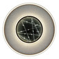 Preview: Globo LED Deckenleuchte Mirrora 40W CCT warm-/neutral-/tageslichtweiss Schwarz matt verspiegelt 3D Effekt Aluminium Glas Ø51,5cm