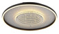 Preview: Globo LED Deckenleuchte Mirrora 40W CCT warm-/neutral-/tageslichtweiss Schwarz matt verspiegelt 3D Effekt Aluminium Glas Ø51,5cm