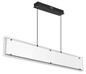 Preview: Globo LED Pendelleuchte Mirrora 40W dimmbar Fernbedienung CCT warm-/tageslichtweiss Schwarz matt verspiegelt 3D Effekt Metall Glas 120x113cm