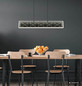 Preview: Globo LED Pendelleuchte Mirrora 40W dimmbar Fernbedienung CCT warm-/tageslichtweiss Schwarz matt verspiegelt 3D Effekt Metall Glas 120x113cm