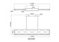 Preview: Globo LED Pendelleuchte Mirrora 40W dimmbar Fernbedienung CCT warm-/tageslichtweiss Schwarz matt verspiegelt 3D Effekt Metall Glas 120x113cm