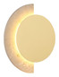 Preview: Globo LED Wandleuchte Rojas 14W warmweiss Weiß matt Metall Travertine Stein 30x27,5cm