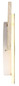 Preview: Globo LED Wandleuchte Rojas 14W warmweiss Weiß matt Metall Travertine Stein 30x27,5cm