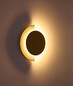 Preview: Globo LED Wandleuchte Rojas 14W warmweiss Weiß matt Metall Travertine Stein 30x27,5cm