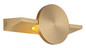 Preview: Globo LED Wandleuchte Jasper 3W warmweiss Messingfarben matt Metall Aluminium 20x10cm