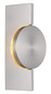 Preview: Globo LED Wandleuchte Jasper 3W warmweiss Nickel matt Metall Aluminium 20x10cm