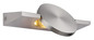 Preview: Globo LED Wandleuchte Jasper 3W warmweiss Nickel matt Metall Aluminium 20x10cm