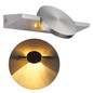 Preview: Globo LED Wandleuchte Jasper 3W warmweiss Nickel matt Metall Aluminium 20x10cm