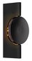 Preview: Globo LED Wandleuchte Jasper 3W warmweiss Schwarz-chrom matt Metall Aluminium 20x10cm