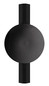 Preview: Globo LED Wandleuchte Jasper 3W warmweiss Schwarz-chrom matt Metall Aluminium 20x10cm