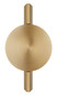 Preview: Globo LED Wandleuchte Jasper 3W warmweiss Messingfarben matt Metall Aluminium 28x15cm