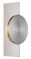 Preview: Globo LED Wandleuchte Jasper 3W warmweiss Nickel matt Metall Aluminium 28x15cm