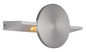 Preview: Globo LED Wandleuchte Jasper 3W warmweiss Nickel matt Metall Aluminium 28x15cm