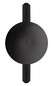 Preview: Globo LED Wandleuchte Jasper 3W warmweiss Schwarz-chrom matt Metall Aluminium 28x15cm