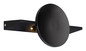 Preview: Globo LED Wandleuchte Jasper 3W warmweiss Schwarz-chrom matt Metall Aluminium 28x15cm
