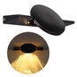 Preview: Globo LED Wandleuchte Jasper 3W warmweiss Schwarz-chrom matt Metall Aluminium 28x15cm
