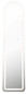 Preview: Globo LED Spiegelleuchte Claud 16W dimmbar CCT warm-/neutral-/tageslichtweiss Weiß matt Metall Spiegel 160x50cm