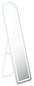Preview: Globo LED Spiegelleuchte Claud 16W dimmbar CCT warm-/neutral-/tageslichtweiss Weiß matt Metall Spiegel 160x50cm